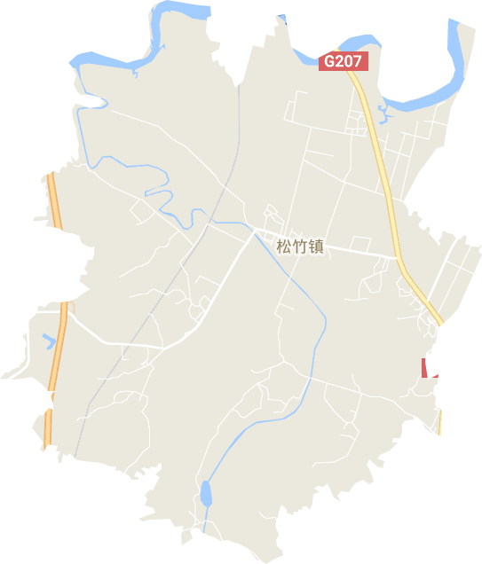 松竹镇电子地图