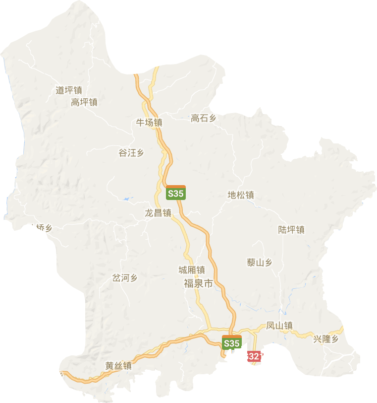 福泉市电子地图