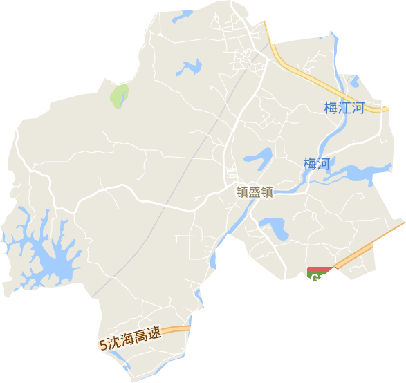 镇盛镇电子地图