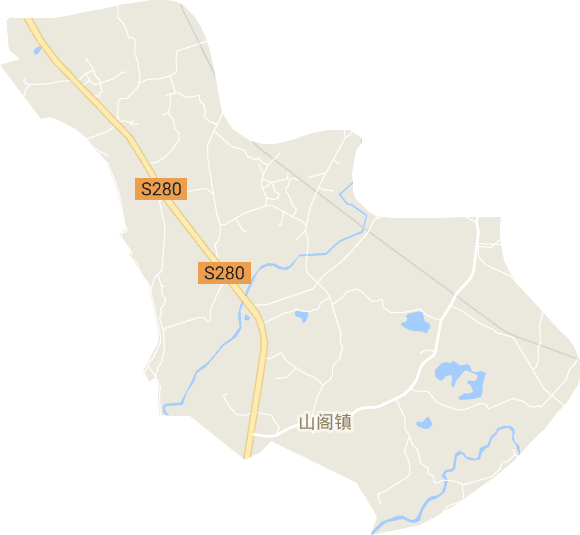 山阁镇电子地图