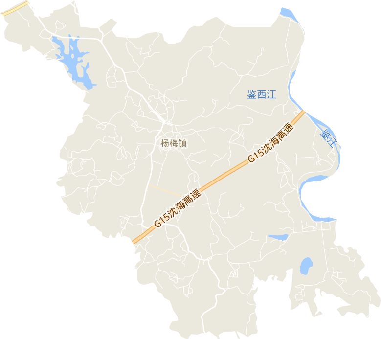 杨梅镇电子地图