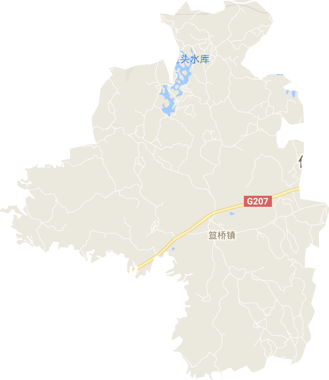 笪桥镇电子地图