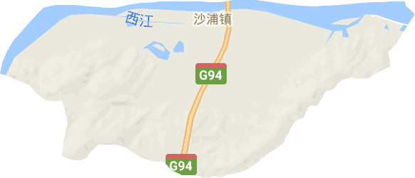 沙浦镇电子地图
