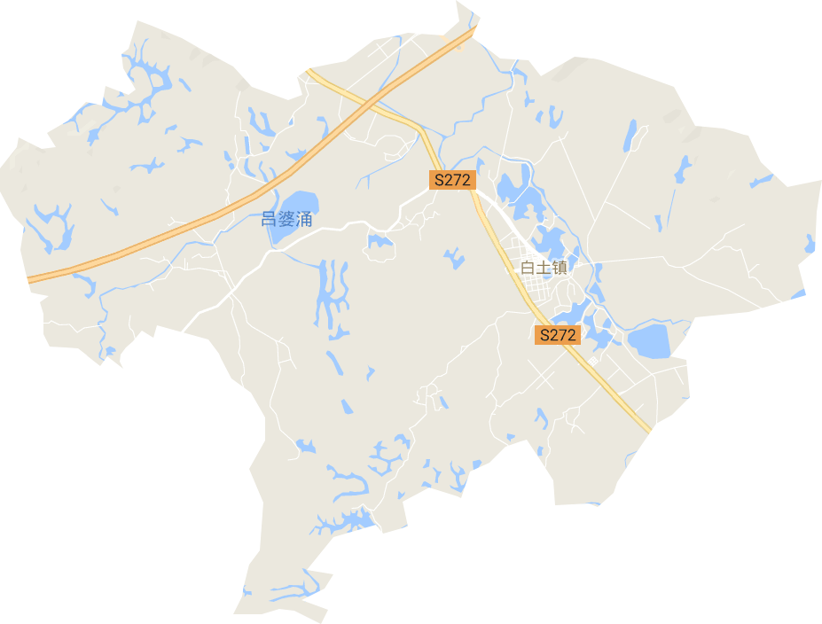 白土镇电子地图