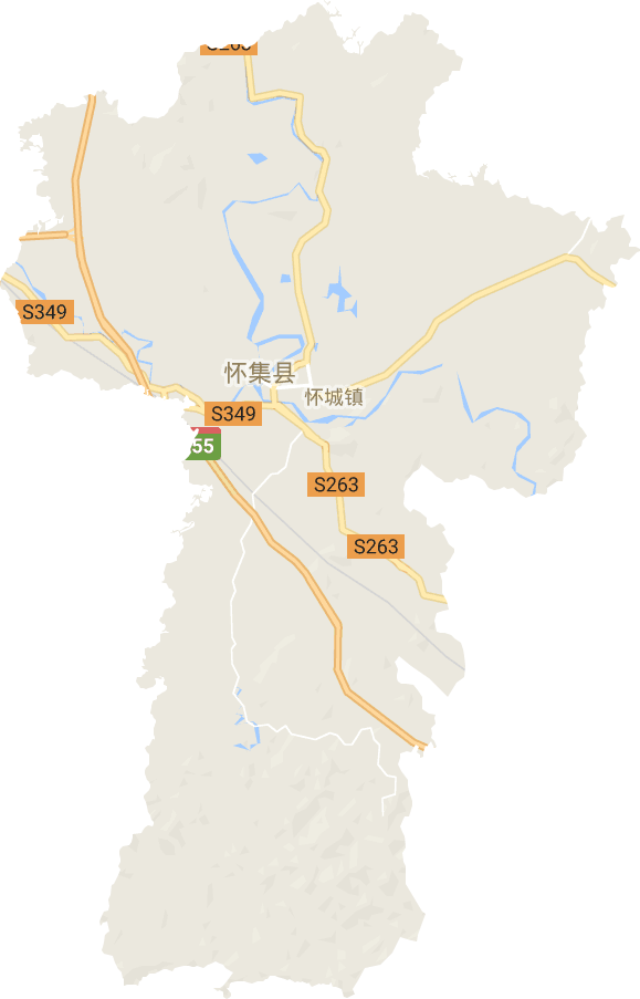 怀城镇电子地图