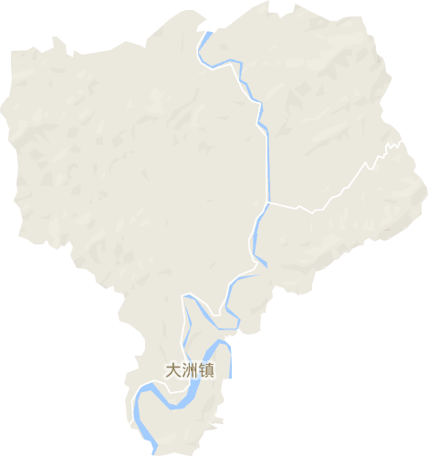 大洲镇电子地图