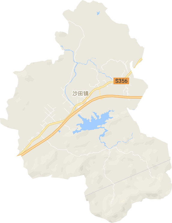 沙田镇电子地图