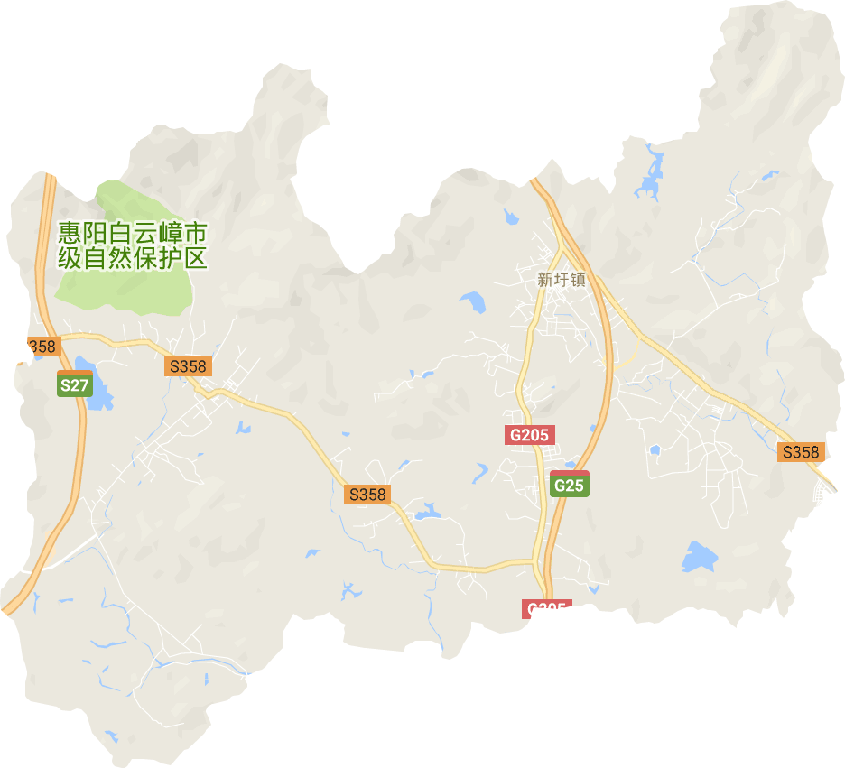 新圩镇电子地图