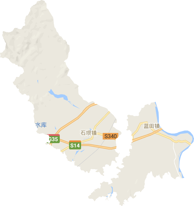石坝镇电子地图