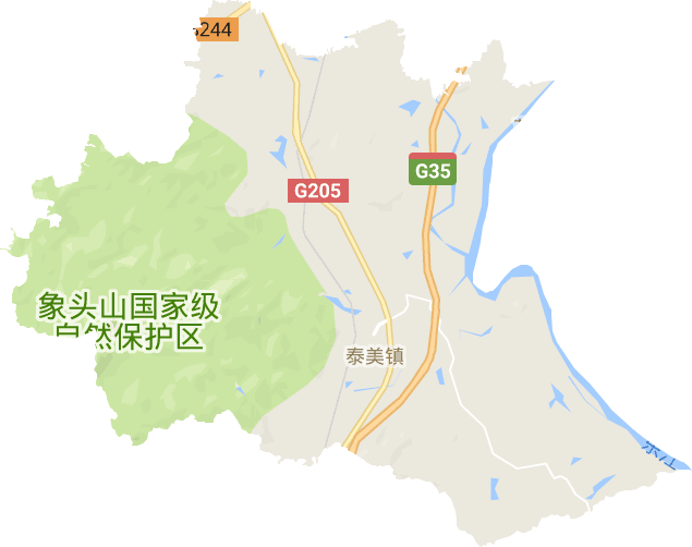 泰美镇电子地图