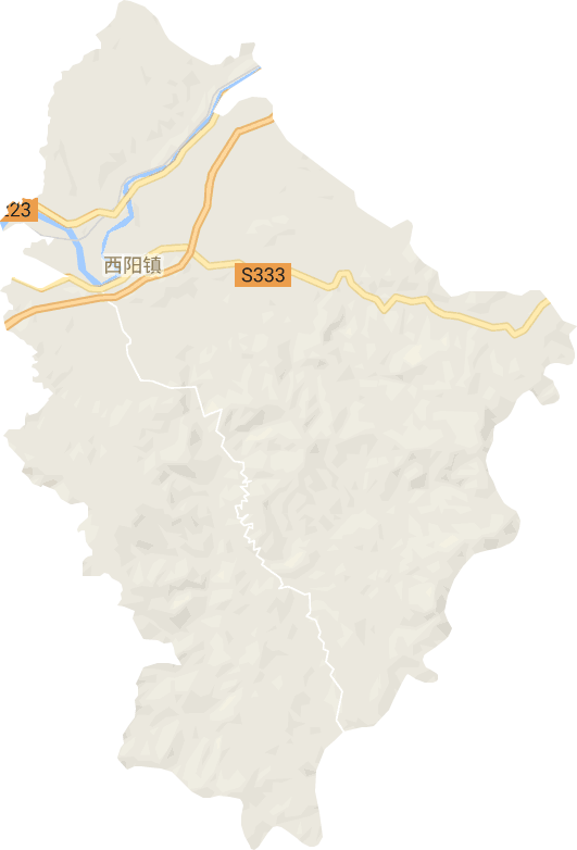 西阳镇电子地图
