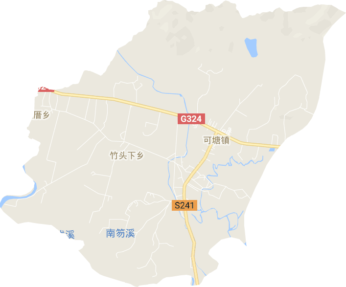 可塘镇电子地图