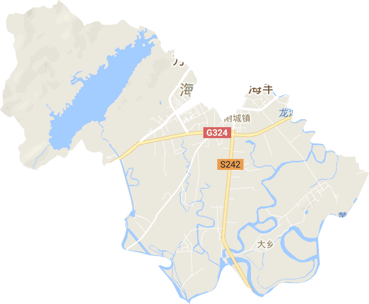 附城镇电子地图