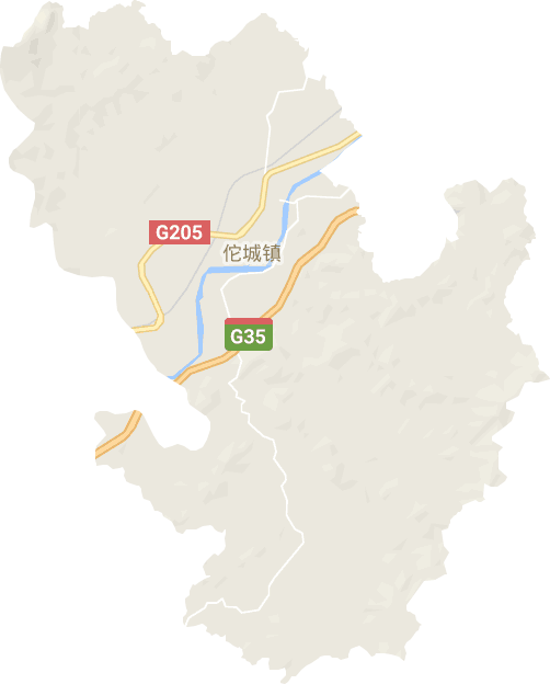 佗城镇电子地图
