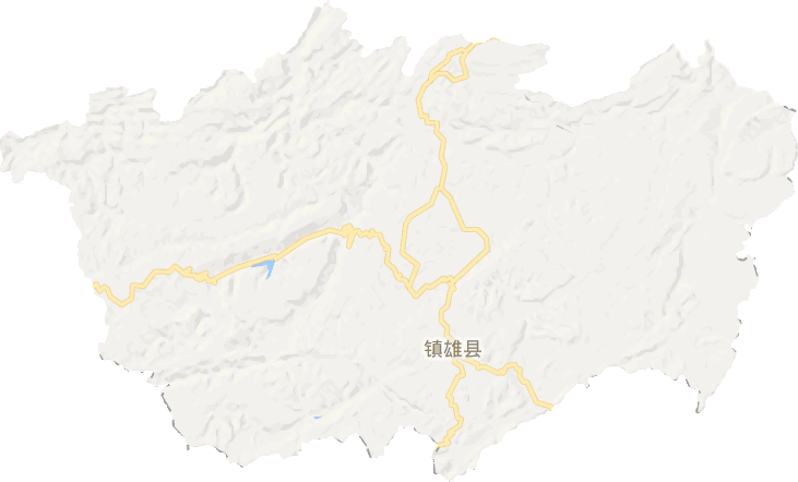 镇雄县电子地图