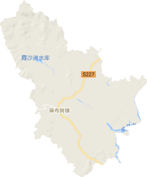麻布岗镇电子地图