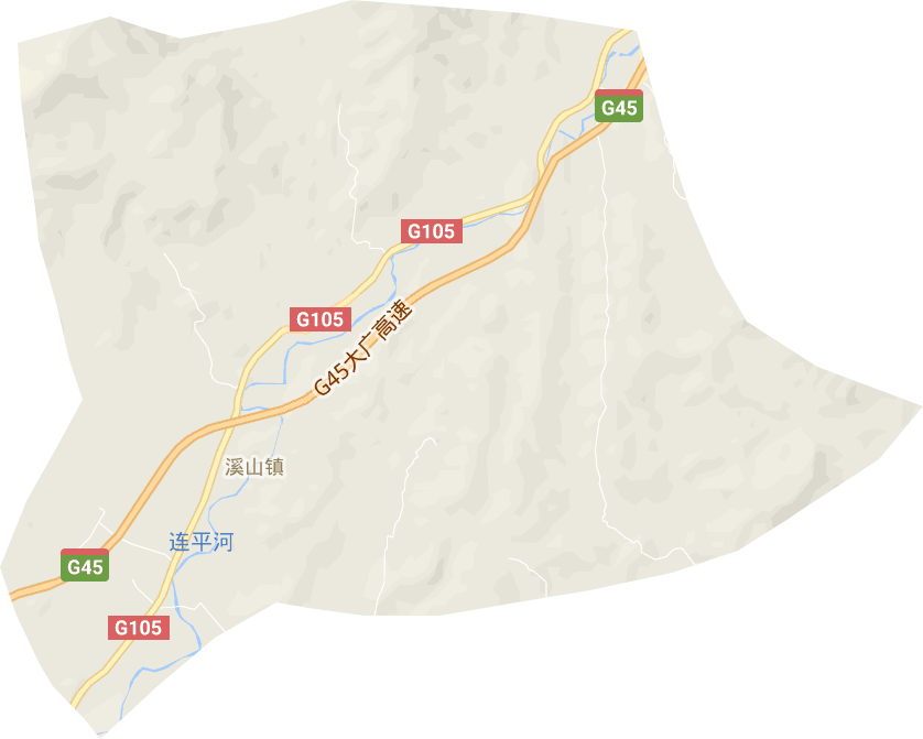 溪山镇电子地图
