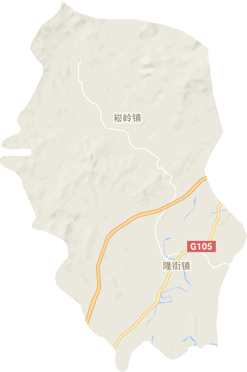隆街镇电子地图