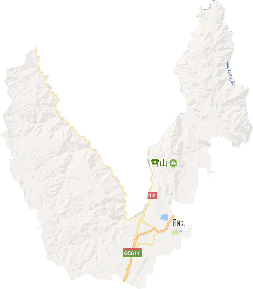 玉龙纳西族自治县电子地图