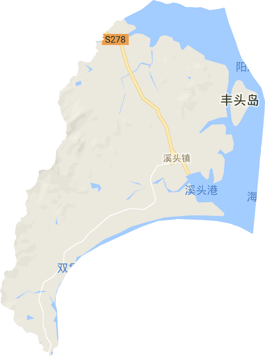 溪头镇电子地图