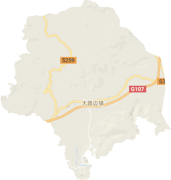 大路边镇电子地图