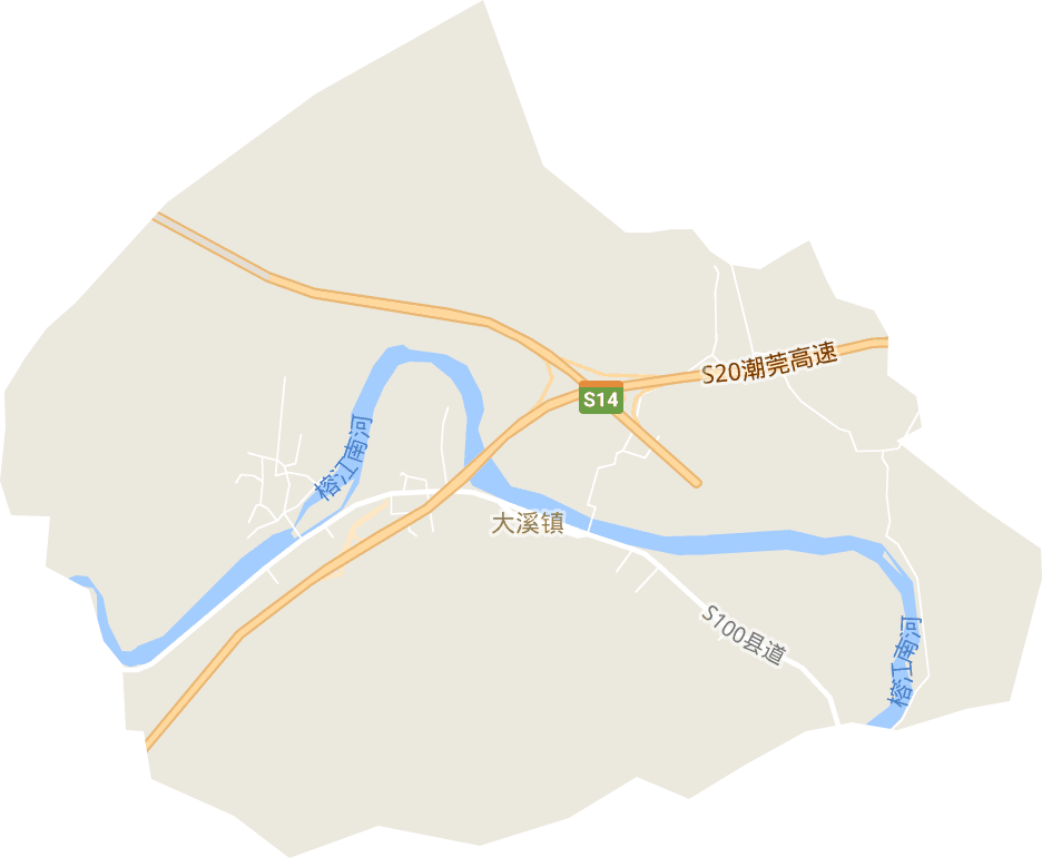大溪镇电子地图