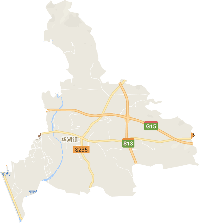 华湖镇电子地图