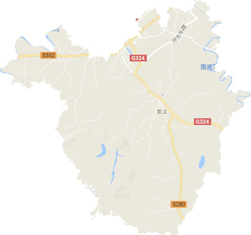 素龙街道电子地图