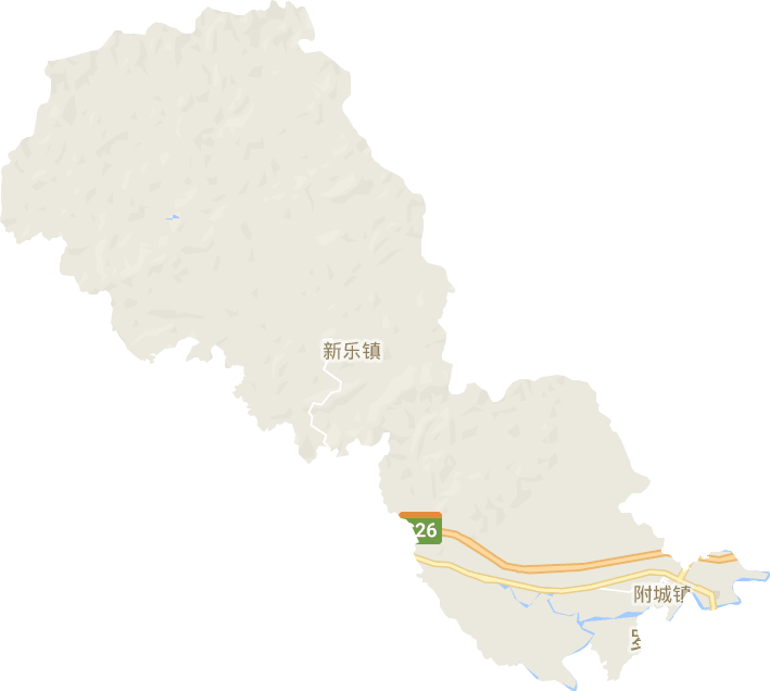 附城街道电子地图