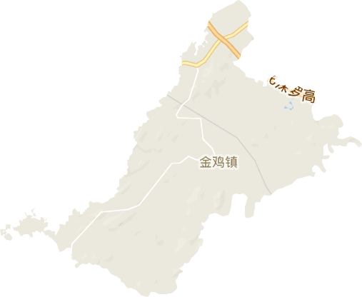 金鸡镇电子地图