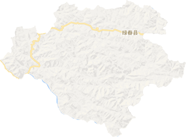 绿春县电子地图