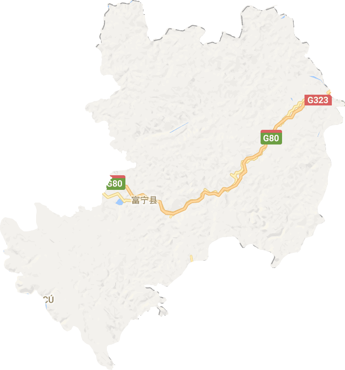 富宁县电子地图