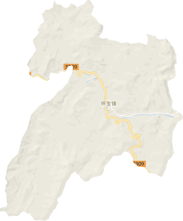 怀宝镇电子地图
