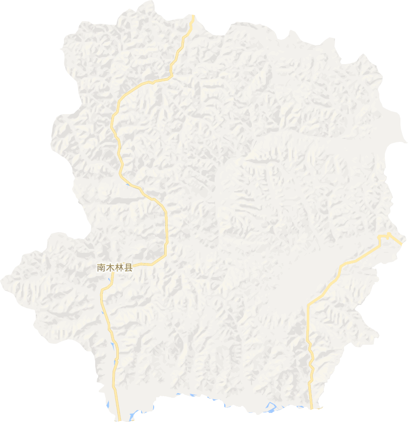 南木林县电子地图
