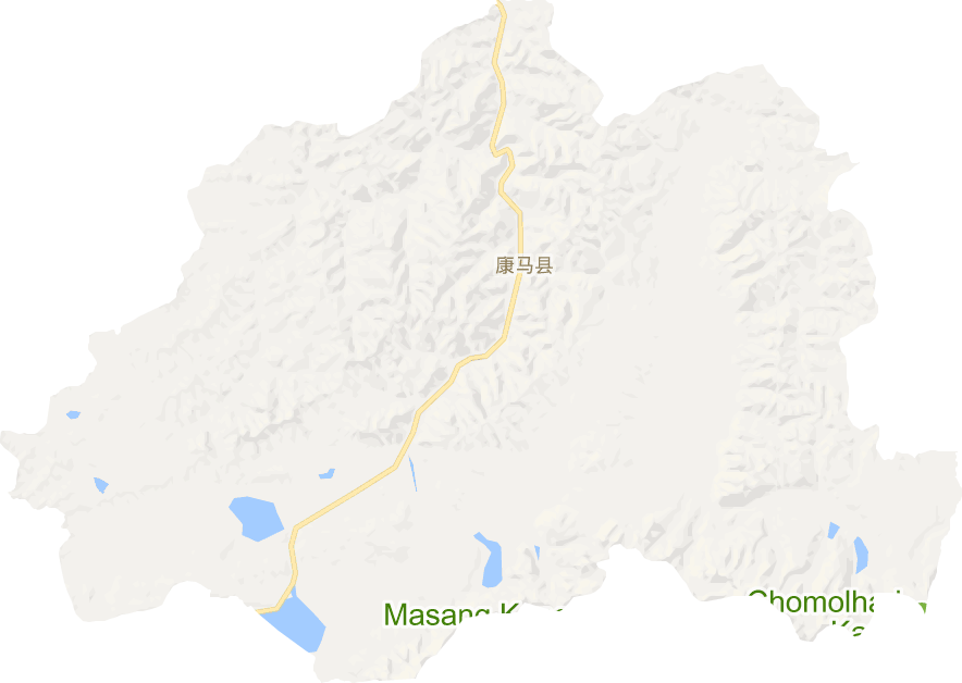 康马县电子地图