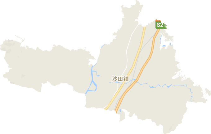沙田镇电子地图