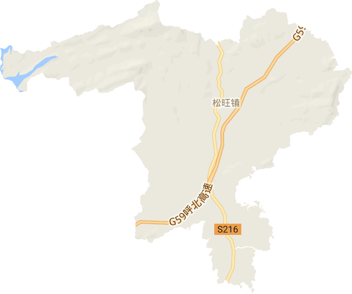松旺镇电子地图
