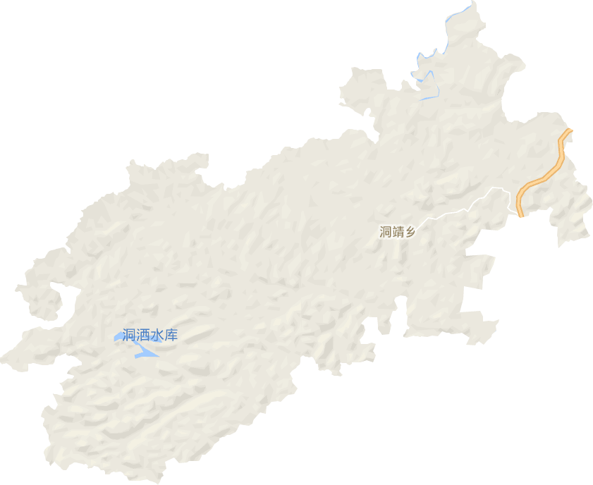 洞靖乡电子地图