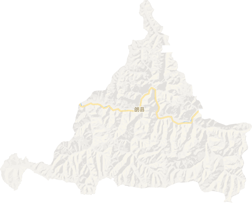 朗县电子地图