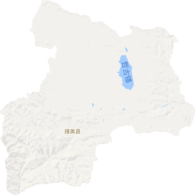 措美县电子地图