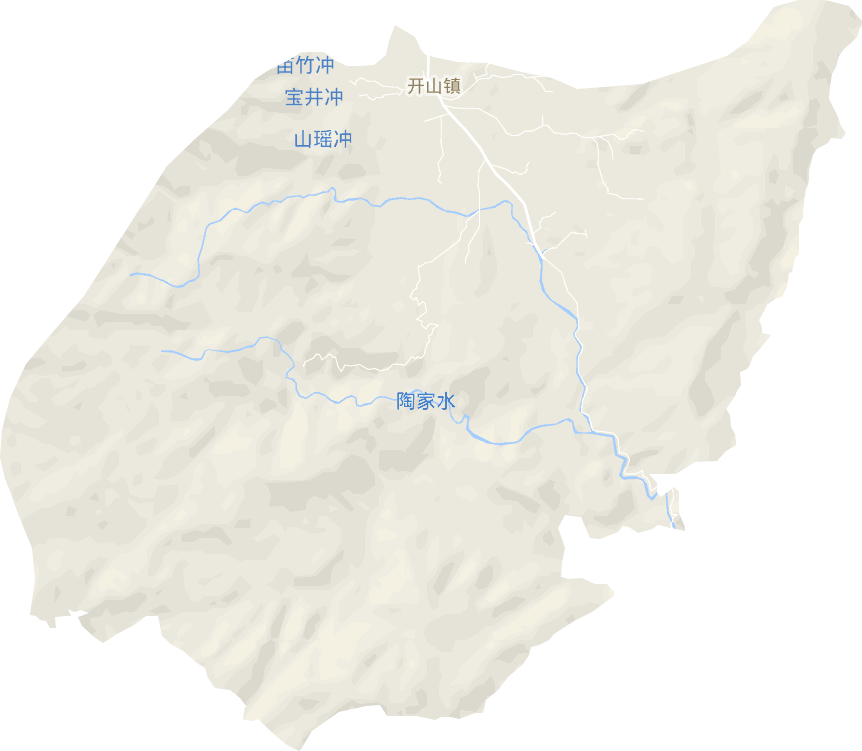 开山镇电子地图