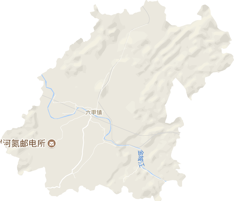 六甲镇电子地图