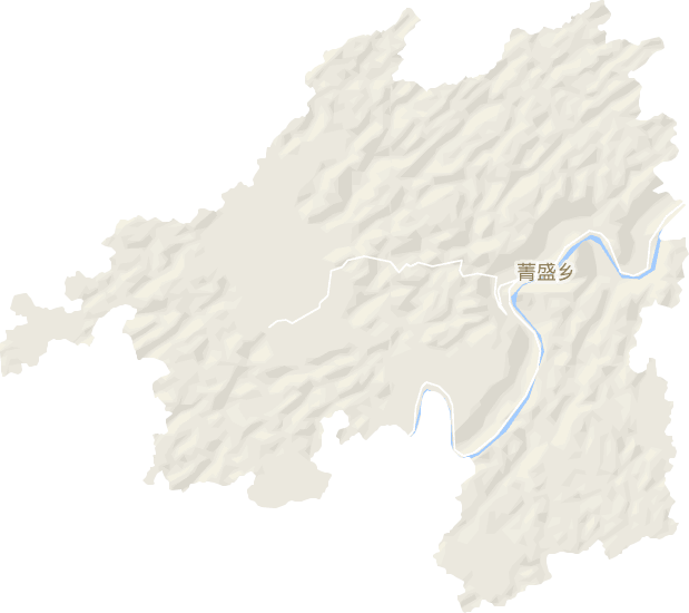 菁盛乡电子地图