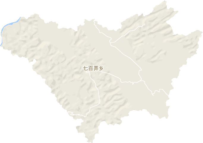 七百弄乡电子地图