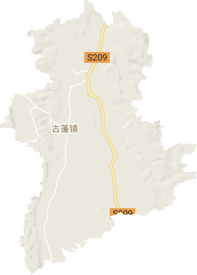 古蓬镇电子地图
