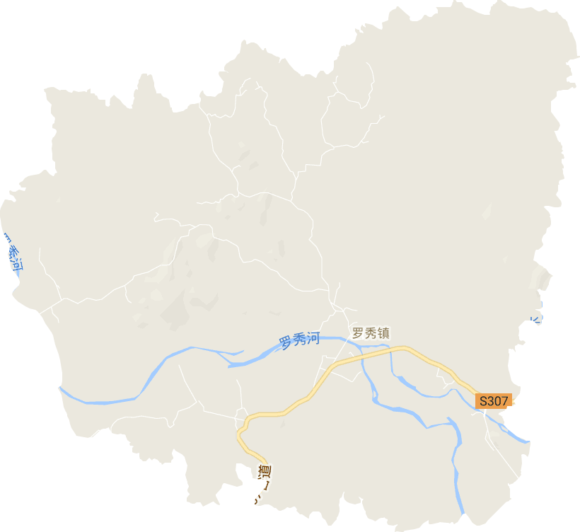 罗秀镇电子地图