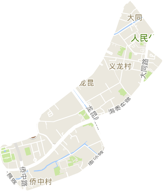 大同街道电子地图
