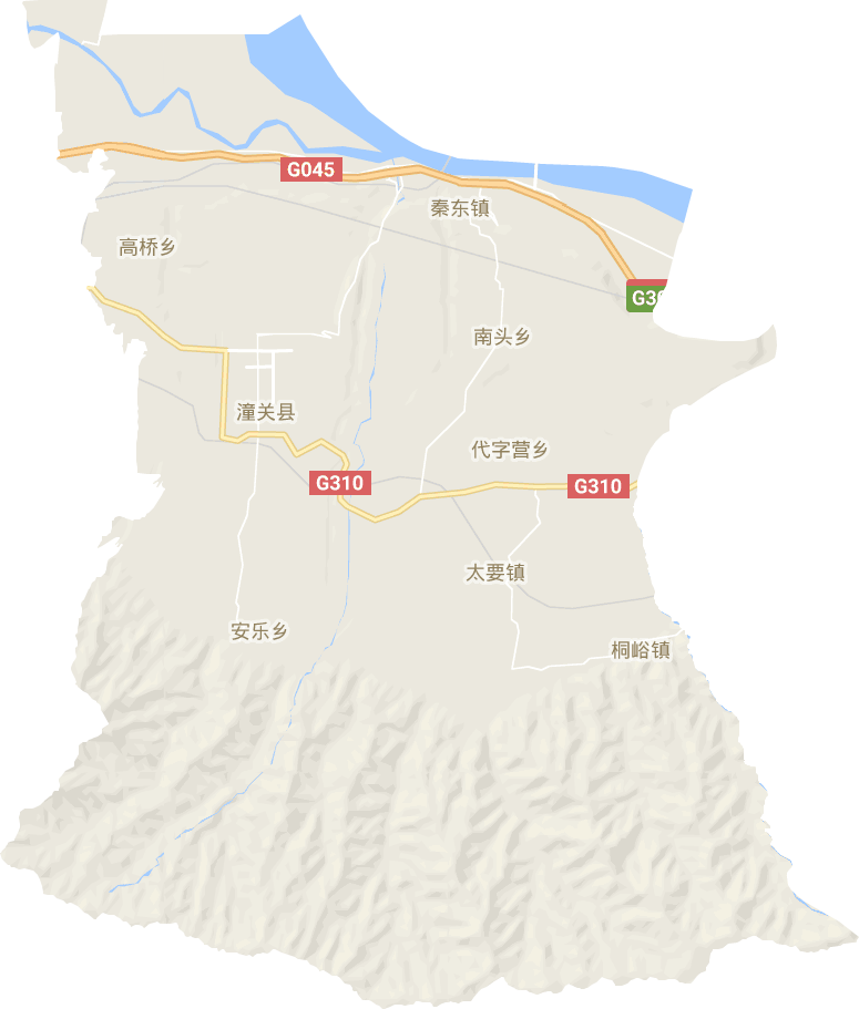 潼关县电子地图