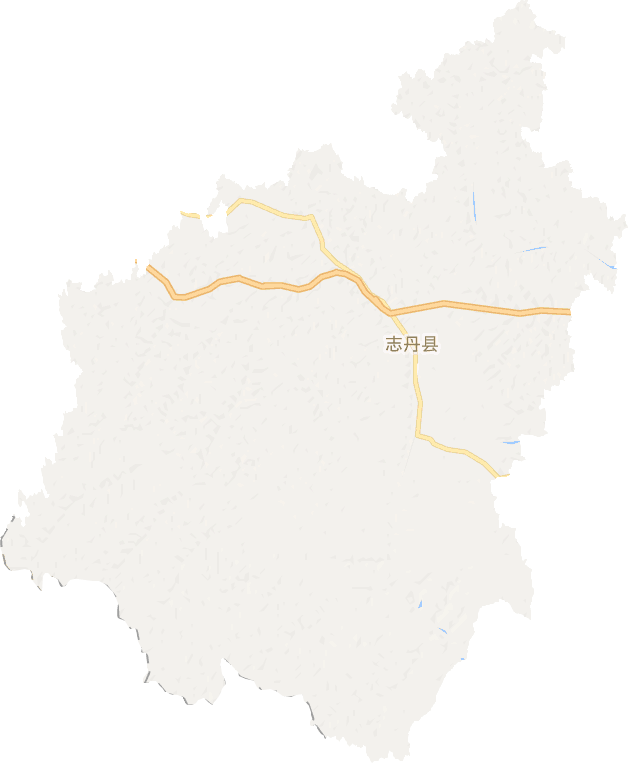 志丹县电子地图
