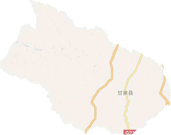 甘泉县电子地图